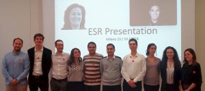 A picture of the 12 ESRs at the Introductory Event in Milan